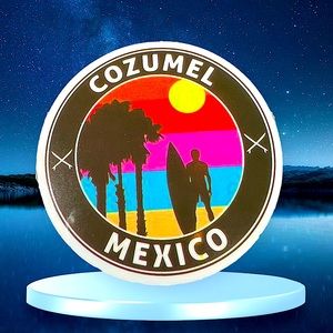 COZUMEL Outdoor Adventure Journey Wander Traveler Explore Sticker